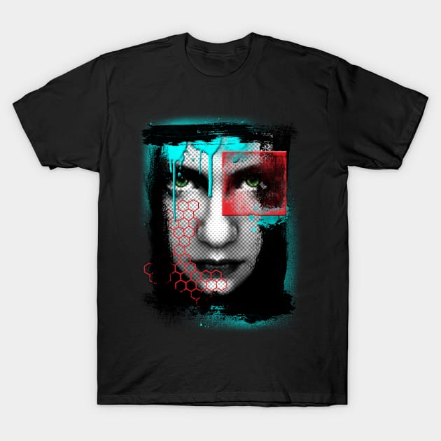 A Girl... An abstract reflection. T-Shirt by RogerPrice00x